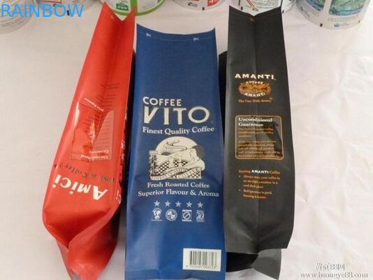 Laminated Side Gusset Foil Pouch Packaging Matt Mylar Bags For Food Storage