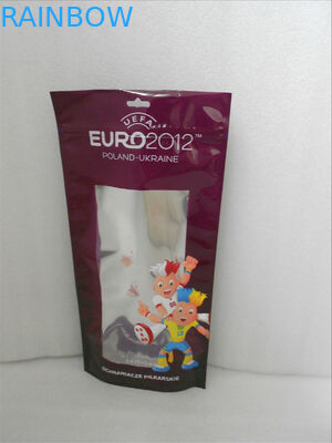 Reusable Laminated Aluminum Foil Stand Up Mylar Pouches In Red