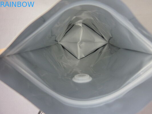 Coffee Tea Stand Up Aluminum Foil Pouch Packaging Kraft k Bag 250g 500g