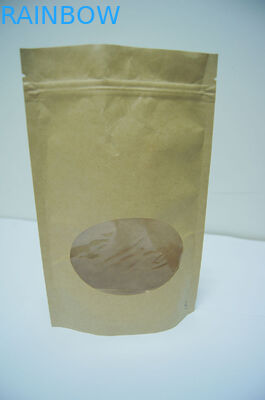 Coffee Tea Stand Up Aluminum Foil Pouch Packaging Kraft k Bag 250g 500g