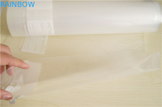 Plastic Nylon PE Material and Embossing Surface Handling commercial grade food saver vacuum sealer packaging bag rolls