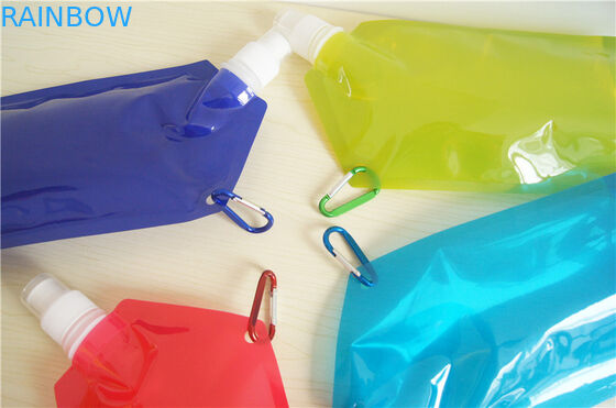 Colorful Liquid Pouch With Spout Reusable Water Spout Pouch Packaging