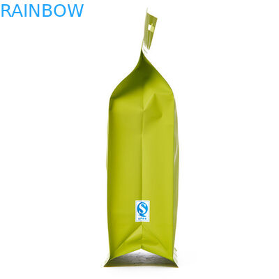 Kraft paper tea packaging bags stand up aluminum plastic packaging bags with k