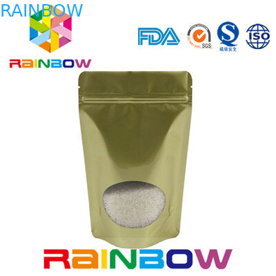 customized printed aluminum foil packaging bags with k and clear window