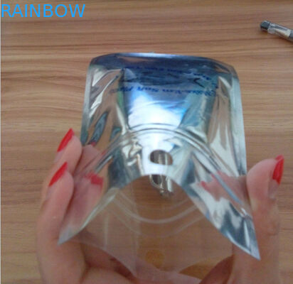 Customized Soft Plastic Bait Foil Pouch Packaging For Fishing Worm With Clear Side