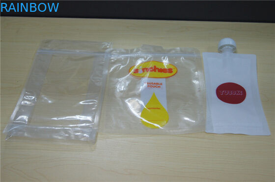 FDA Approved 500ml Organic Fermented Honey Drinks Packaging Stand Up Spout Bag