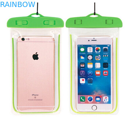 Custom Plastic Pouches Packaging PVC Waterproof Phone Pouch Bag