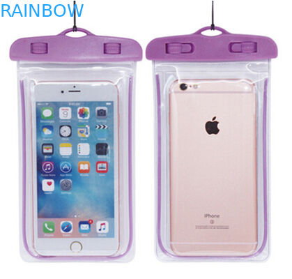 Custom Plastic Pouches Packaging PVC Waterproof Phone Pouch Bag