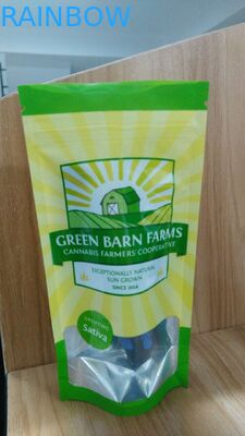 Customized Stand Up Food Aluminium Foil Laminated Zipper Bags wtih Clear Window