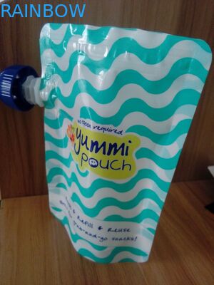 Reusable Waterproof Spout Pouch Packaging Stand Up k Baby Food Pouch With Spout