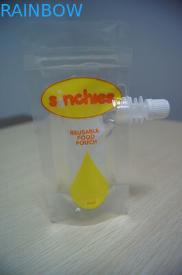 Reusable Waterproof Spout Pouch Packaging Stand Up k Baby Food Pouch With Spout