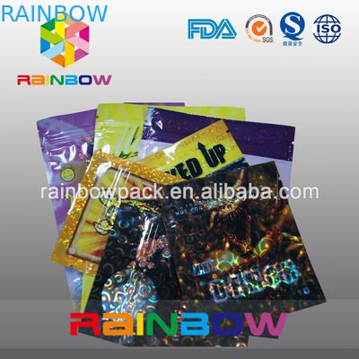 Customized 4g/10g Herbal Incense Packaging / Potpourri k Bags