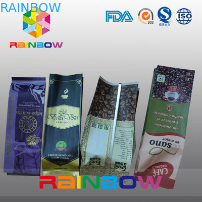 250g aluminum foil Tea Bags Packaging side gusset coffee bags