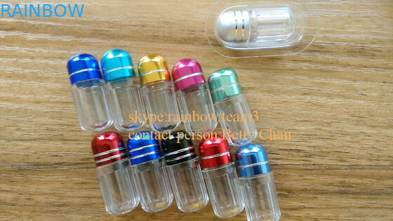 Plastic capsule bottle capsule blister insert / Small Plastic Pill Container bottles