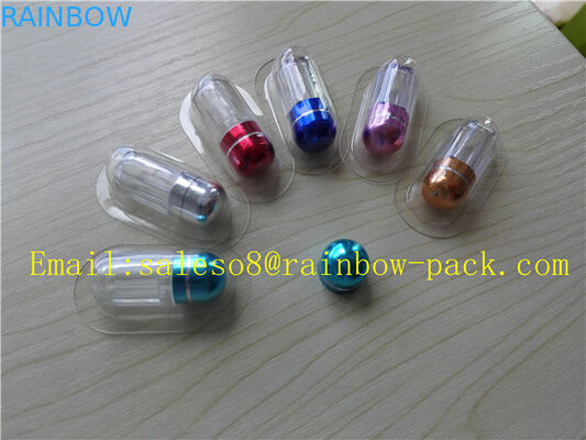 10ml Aluminum Foil Plastic Medicine Bottles For Sex Pill With Colorful Cap