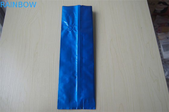 250g Plain Printing Foil Lined Tea Bags Packaging Side Gusset Coffee Bags With Valve