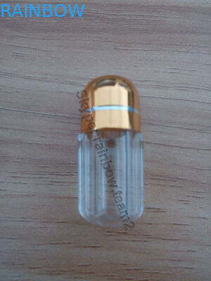 Reusable Plastic Gold Sex Pill Small Medicine Bottle , Exten Zone Pill Bottles