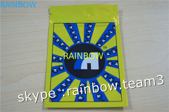 Herbal incense bag/ three side seal zipper bag / custom herbal incense bag for 1g /2g /3g/4g/5g sachet bag for powder