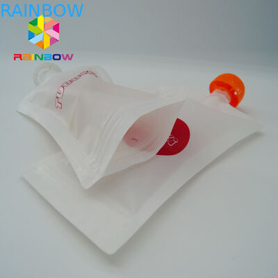 Leak Proof Food Plastic Pouches Packaging k , Freezer Safe Breast Milk liquid pouch