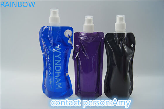 Promotion PET / PE Spout Pouch Packaging with resealable zipper