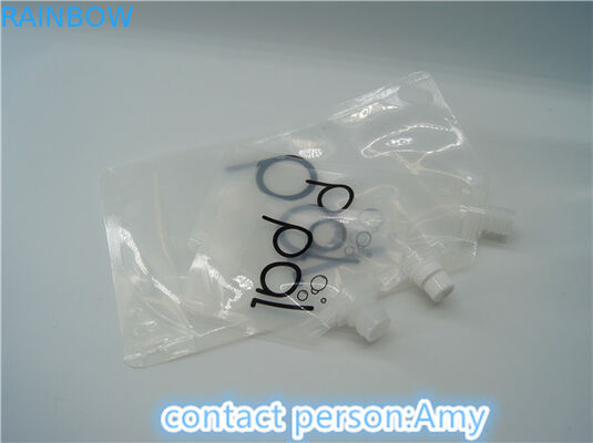 Biodegradable Double zipper 200ml Spout Pouch Packaging PET / NY / PE