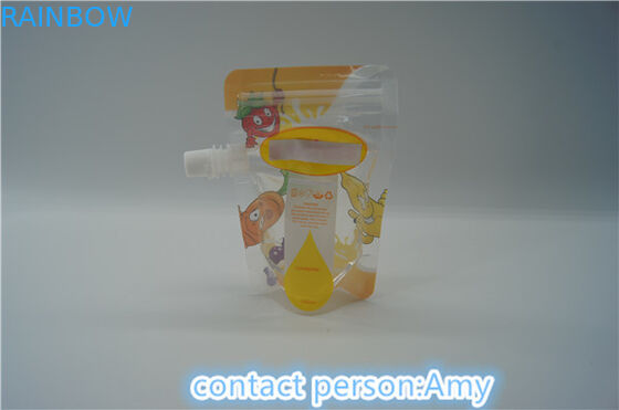 FDA  juice zip lock printing Spout Pouch Packaging eco friendly
