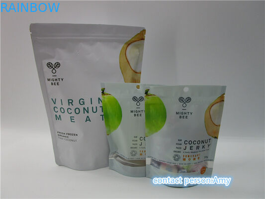 Customized Food Grade Candy Plastic Packaging Bags 30g 43g Zipper Top Sealing