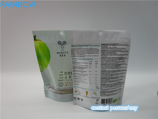Customized Food Grade Candy Plastic Packaging Bags 30g 43g Zipper Top Sealing