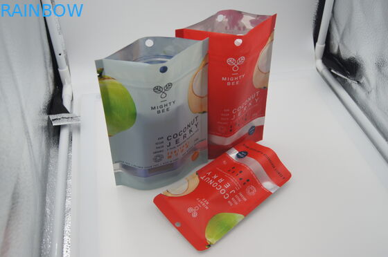 Customized Food Grade Candy Plastic Packaging Bags 30g 43g Zipper Top Sealing