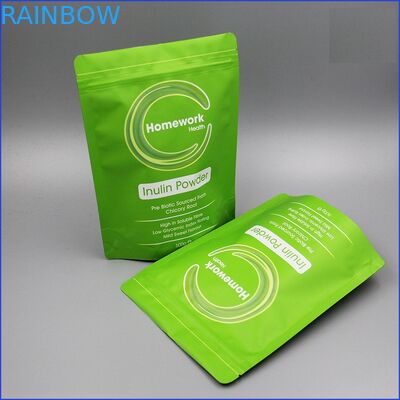 Reusable Zip Coffee Bags Valve Foil Lined Stand Up Coffee / Tea / Powder Packaging Pouch