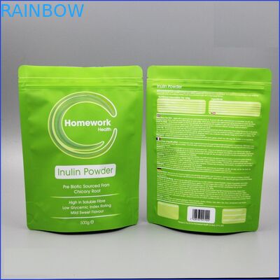 Reusable Zip Coffee Bags Valve Foil Lined Stand Up Coffee / Tea / Powder Packaging Pouch