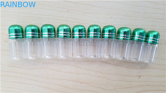Empty plastic bottle for pill and capsules / Male enhancement pills bullet bottle with metal cap