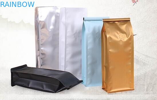 250g Custom Printed Aluminum Foil k Packaging Pouch / Doy Pack Coffee Beans Roasted Bags