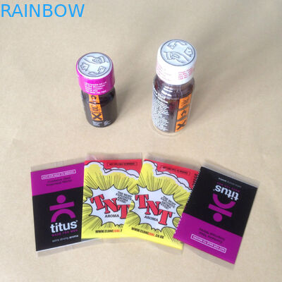 Custom made pvc Shrink Sleeve Labels for bottle packaging stickers