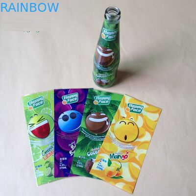 Custom made pvc Shrink Sleeve Labels for bottle packaging stickers