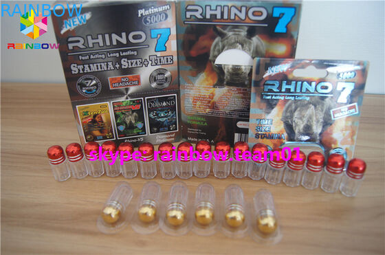 Customized Bullet Plastic Pill Bottles , Plastic Medicine Bottles With Metal Cap