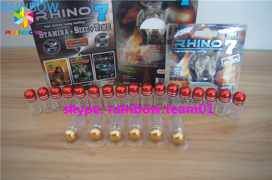 Enhancement / Capsule Bullet Pill Blister Packaging With Standar Size