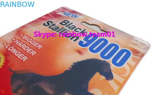 Clear Plastic Sex Blister Card Packaging , Medical Blister Packaging OEM ODM Service