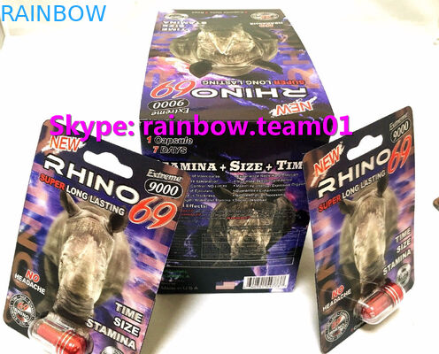 Male Sexual Performance Medicine Bubble Packs / Custom Blister Packaging