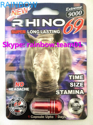 Male Sexual Performance Medicine Bubble Packs / Custom Blister Packaging