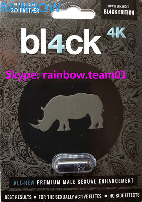 RHINO BLACK 4K Blister Card Packing , Heat Seal Blister Packaging Label Available