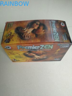 Male Enhancement Pills Clear Blister Packaging Paper / PP Materials