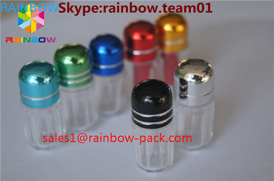 silver and gold clear ps sex pill bottle container pill bottle plastic pill bottles sex capsule bullet shell casing