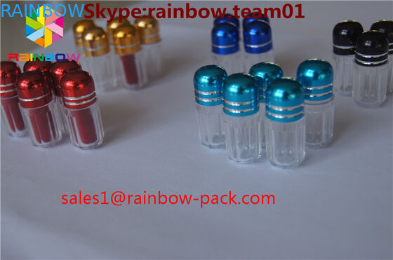 Small sex  empty medicine bottles with aliminum foil cap , bullet shell casing