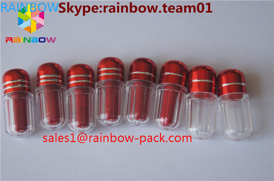 pill bottle sex pill bottle container Plastic container capsule sex pill bottle with metal cap plastic pill bottles