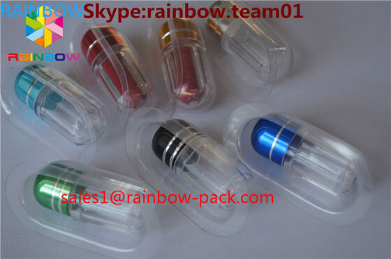 custom made octagon shape pills bottle with round cap blue green gold green black silver red