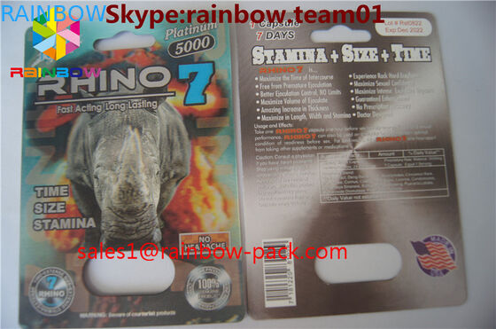 Black mamba 3D cards rock solid erection sex pill 3D packaging card 3d sex pills packaging paper card 3D sex pill card