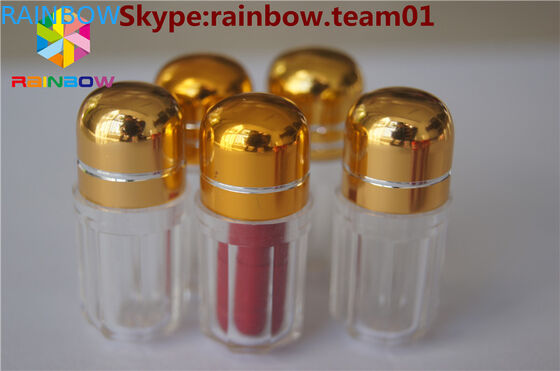 Plastic container capsule sex pill bottle with metal cap wholesale pill bottles capsule shape container