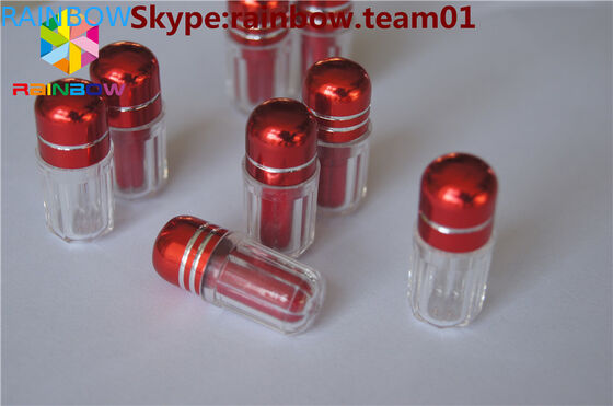 empty plastic capsules pill container capsule case capsule shape container hexagonal shape capsule bottle