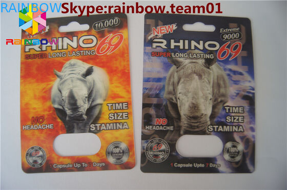 rhino7 & rhino 25 empty  capsule shape container clear plastic capsules sex pill bottle container sex pill capsule